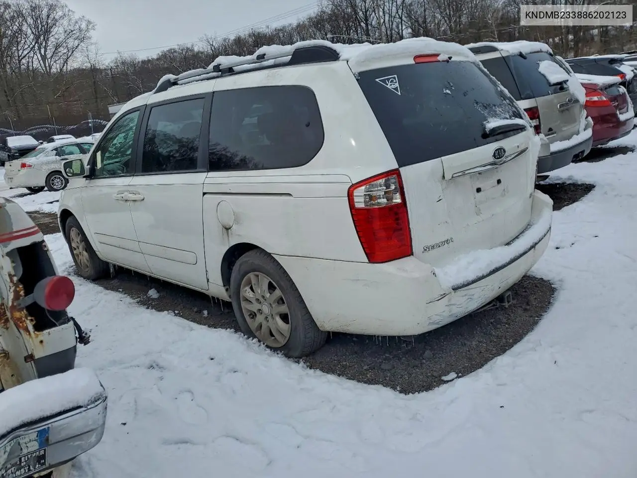 KNDMB233886202123 2008 Kia Sedona Ex