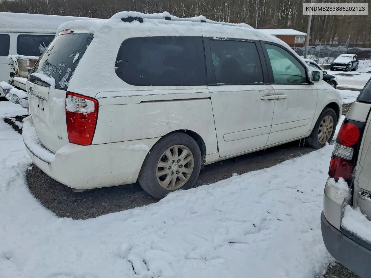 KNDMB233886202123 2008 Kia Sedona Ex