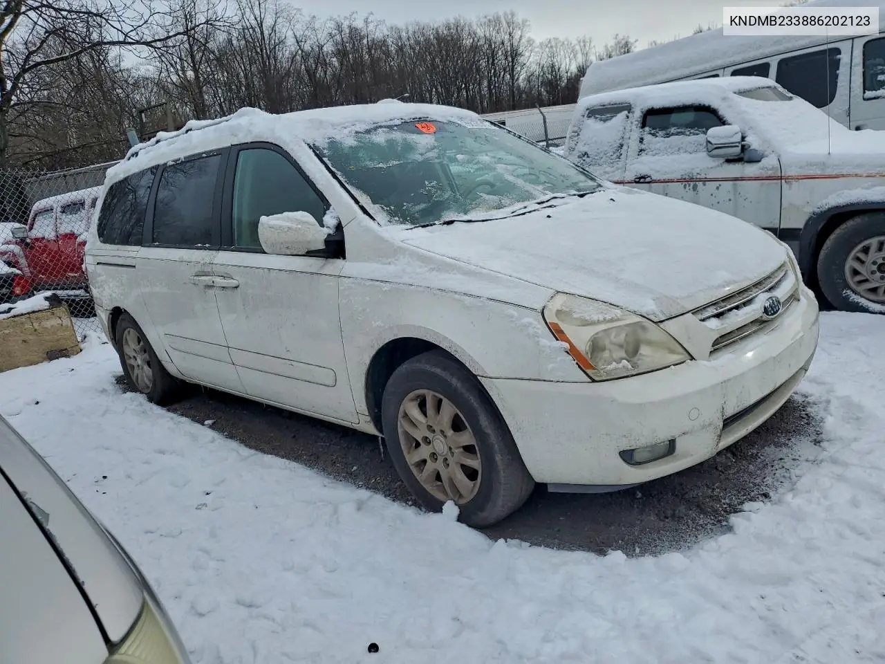 KNDMB233886202123 2008 Kia Sedona Ex