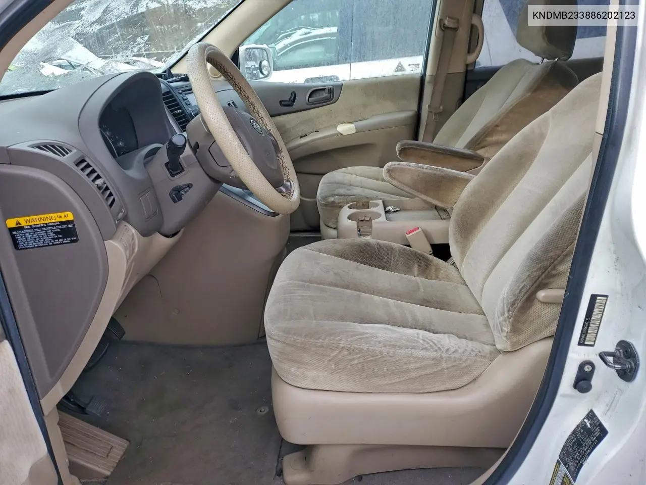 KNDMB233886202123 2008 Kia Sedona Ex