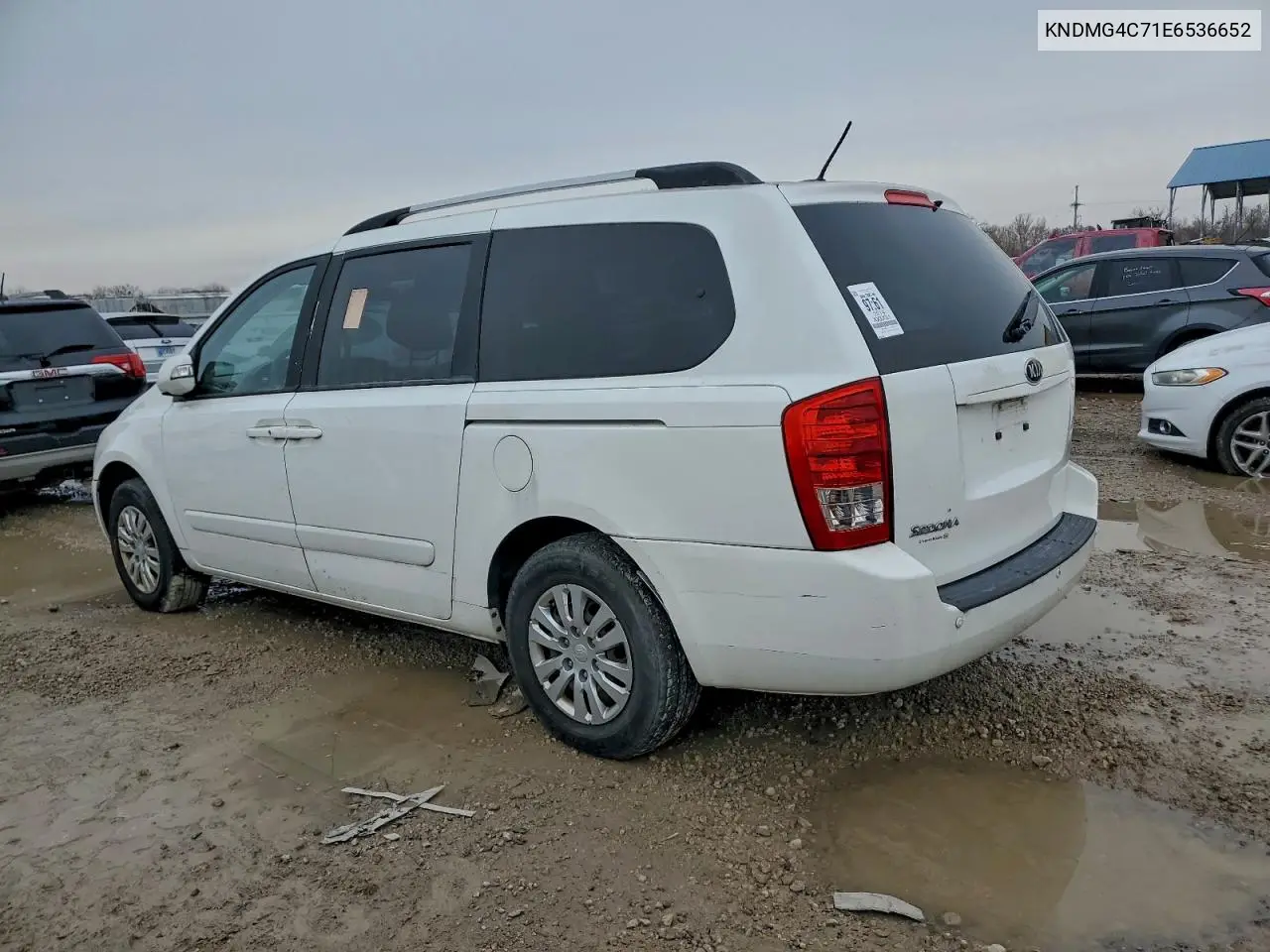KNDMG4C71E6536652 2014 Kia Sedona Lx