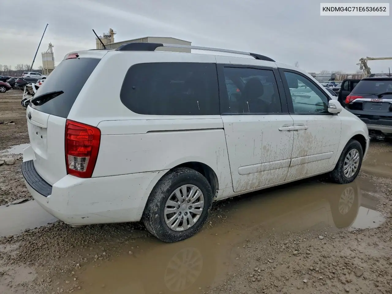 KNDMG4C71E6536652 2014 Kia Sedona Lx