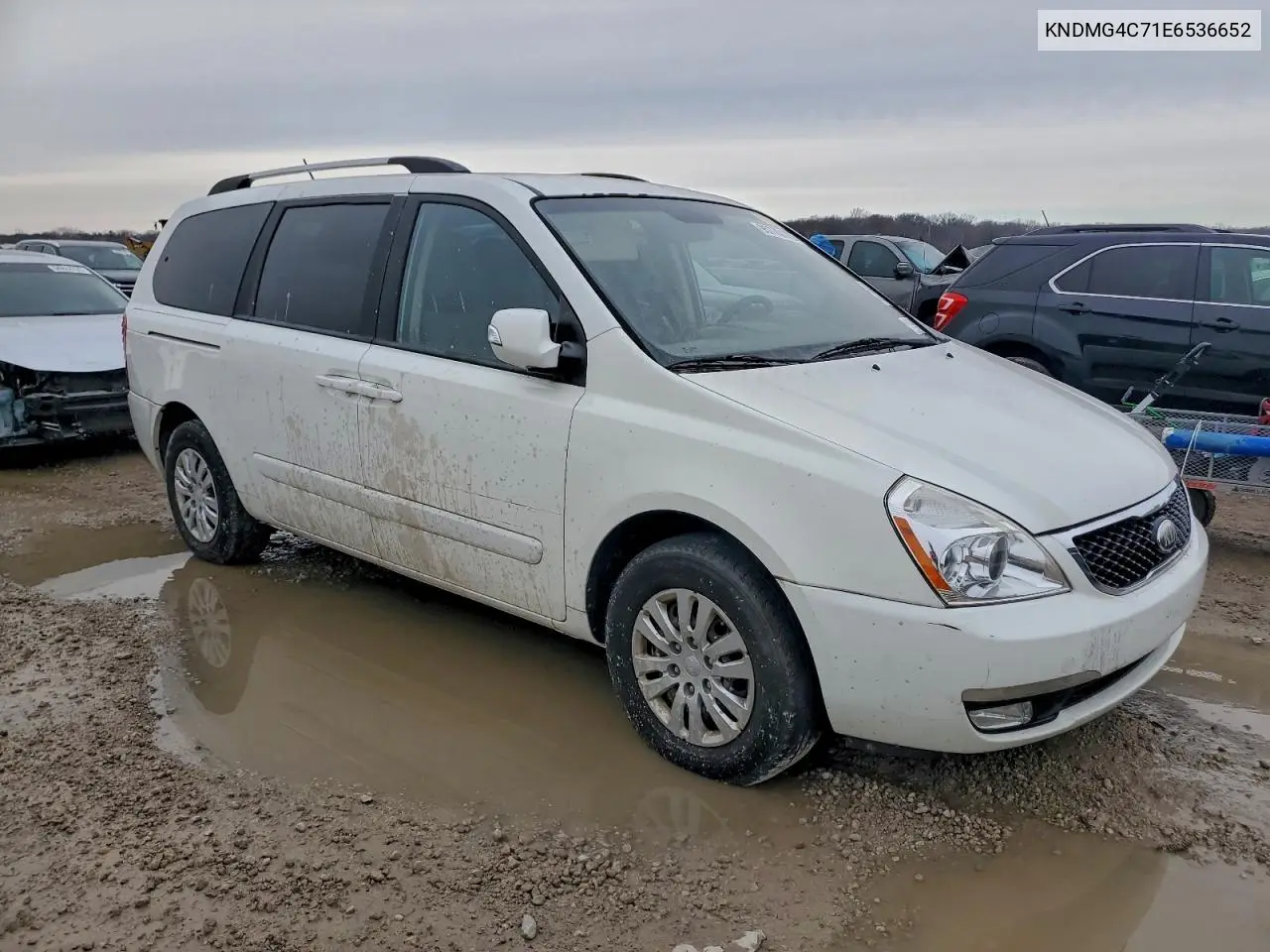 KNDMG4C71E6536652 2014 Kia Sedona Lx