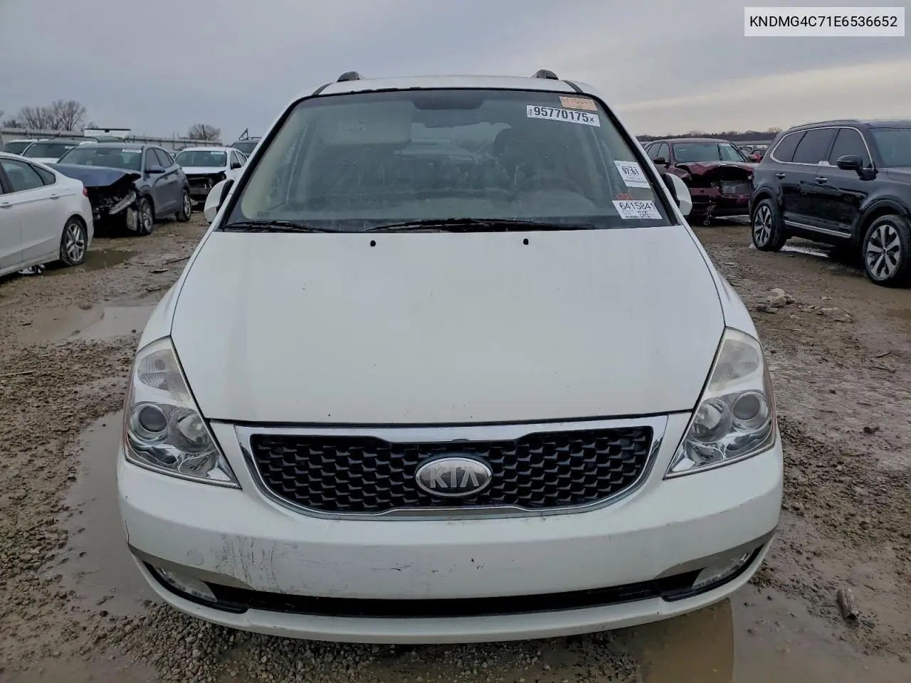 KNDMG4C71E6536652 2014 Kia Sedona Lx