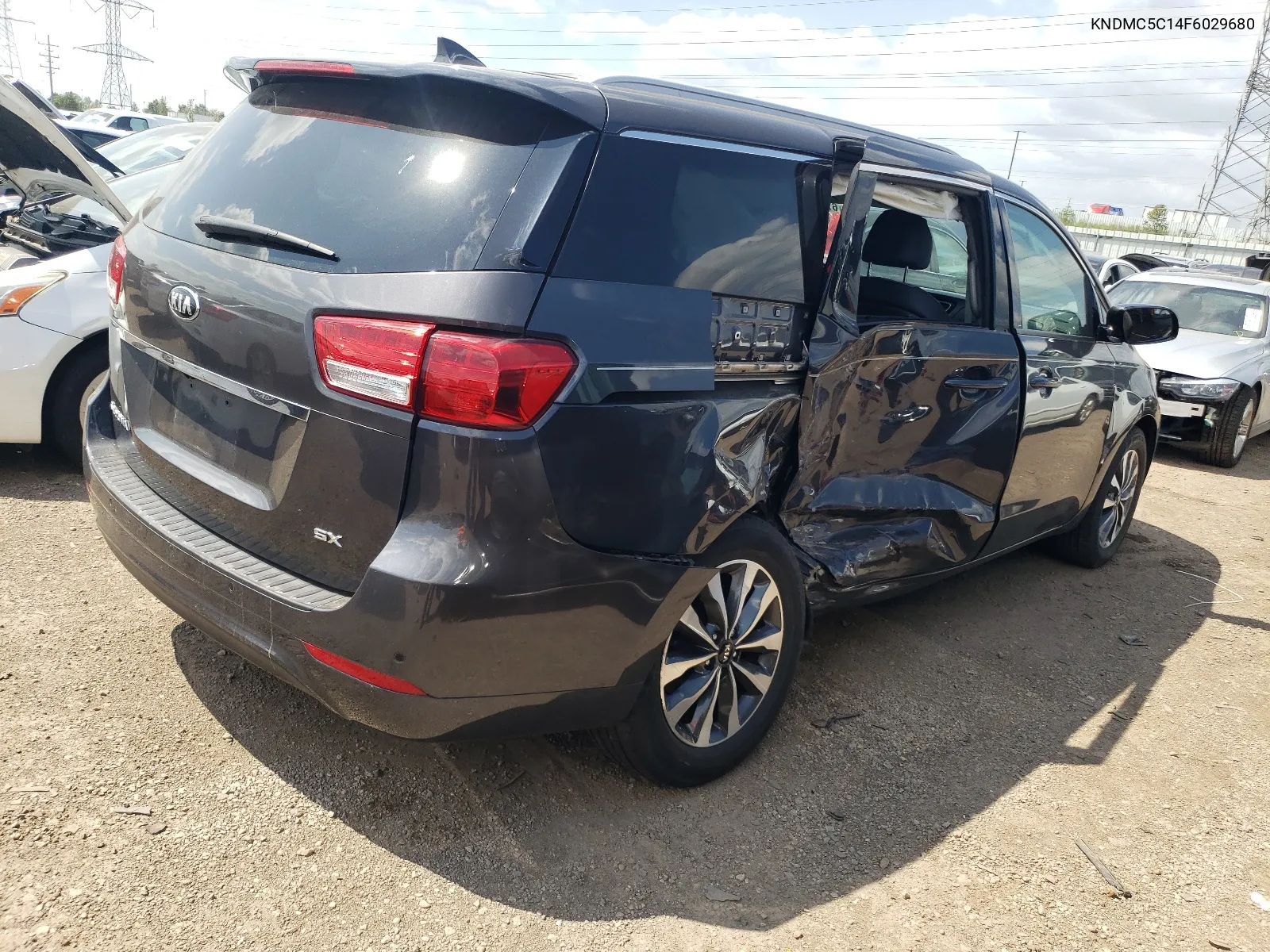 KNDMC5C14F6029680 2015 Kia Sedona Ex