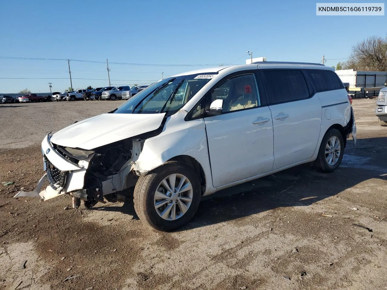 KNDMB5C16G6119739 2016 Kia Sedona Lx