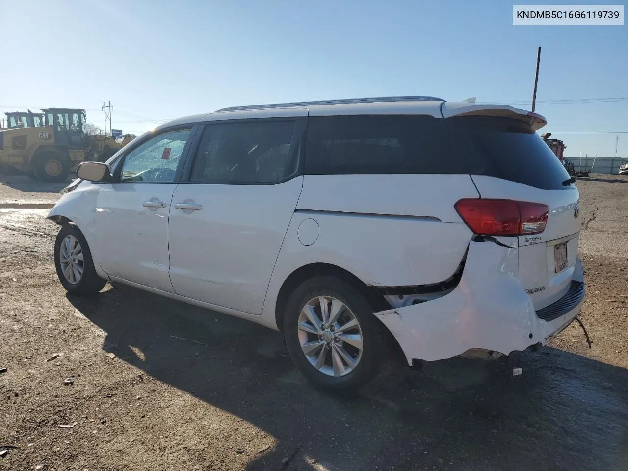 KNDMB5C16G6119739 2016 Kia Sedona Lx