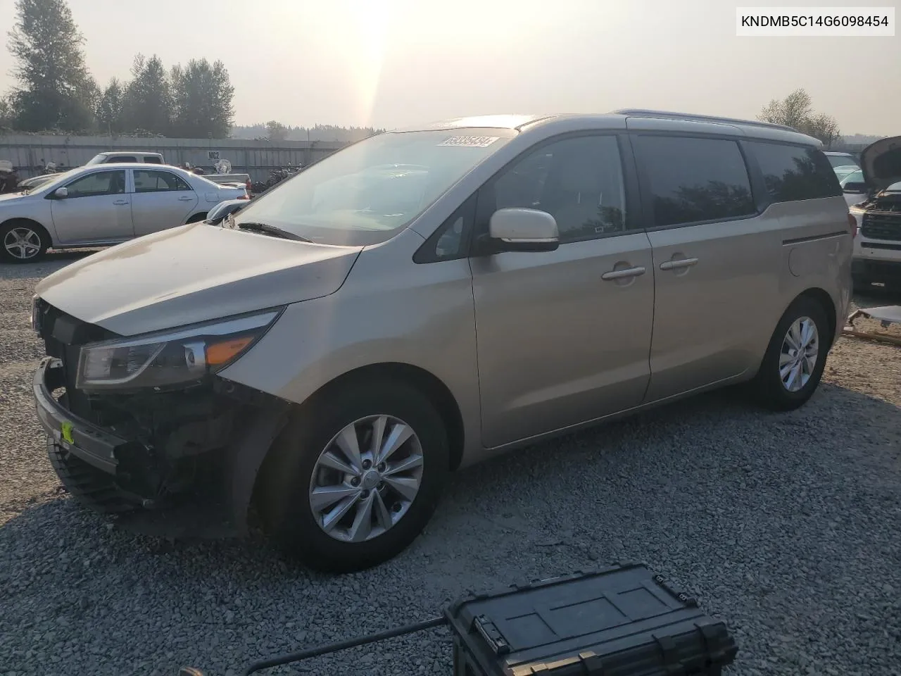 KNDMB5C14G6098454 2016 Kia Sedona Lx