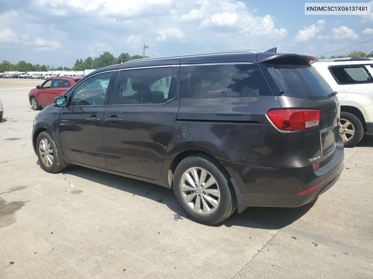 KNDMC5C1XG6137481 2016 Kia Sedona Ex