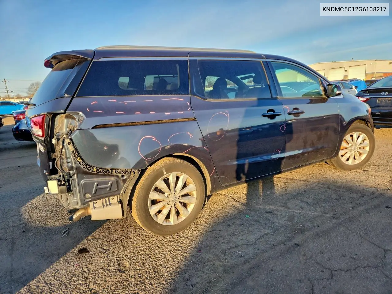 KNDMC5C12G6108217 2016 Kia Sedona Ex