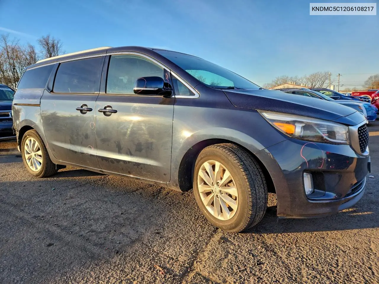 KNDMC5C12G6108217 2016 Kia Sedona Ex