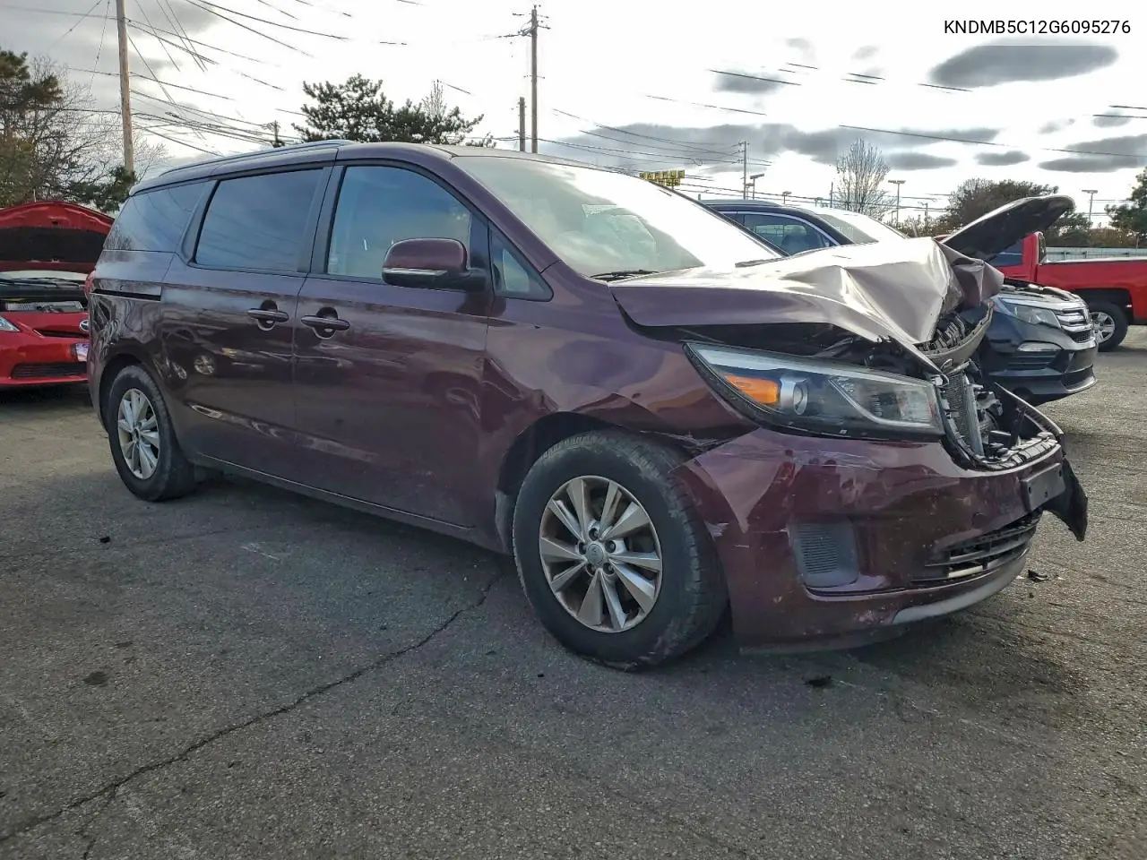 KNDMB5C12G6095276 2016 Kia Sedona Lx