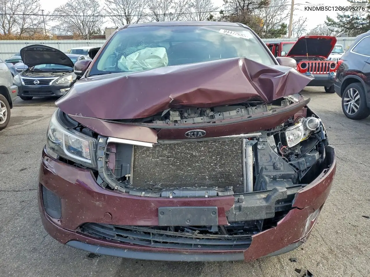 KNDMB5C12G6095276 2016 Kia Sedona Lx