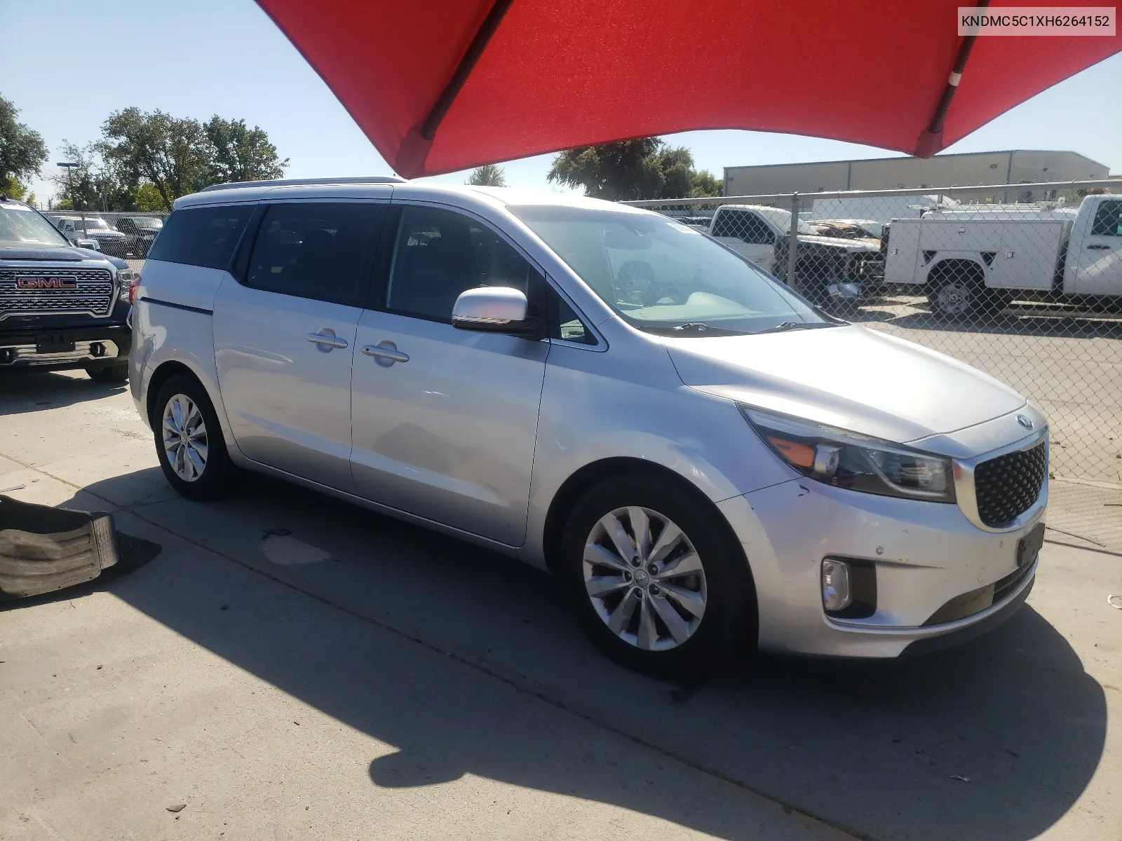 KNDMC5C1XH6264152 2017 Kia Sedona Ex