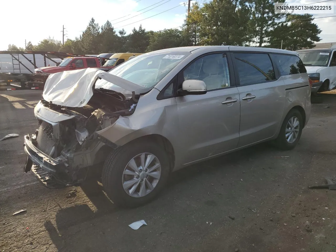 KNDMB5C13H6222215 2017 Kia Sedona Lx