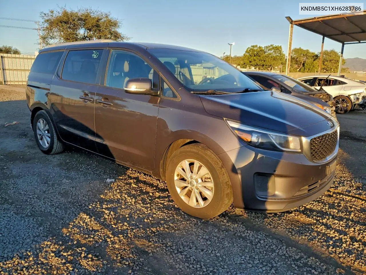 KNDMB5C1XH6283786 2017 Kia Sedona Lx