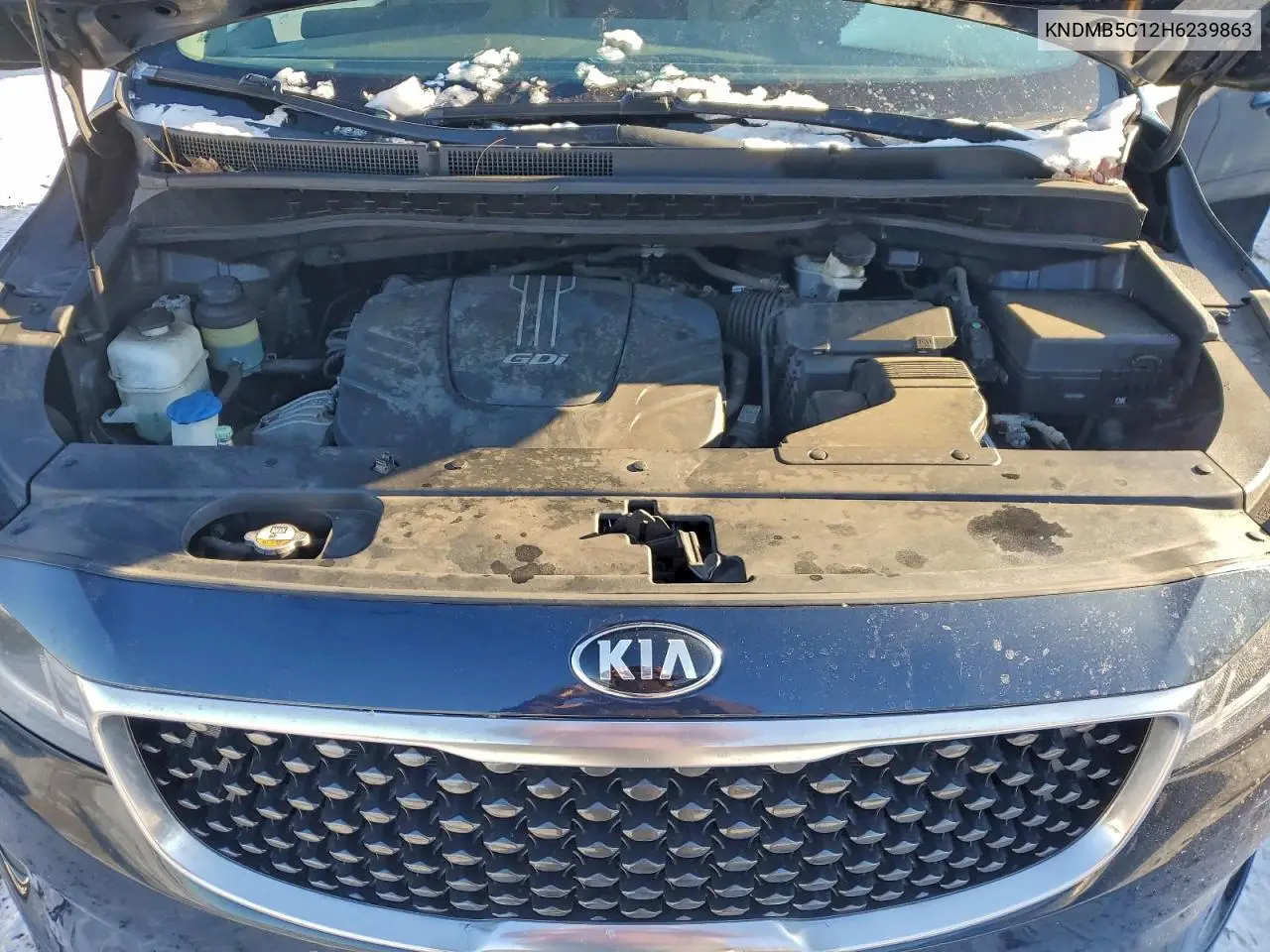 KNDMB5C12H6239863 2017 Kia Sedona Lx
