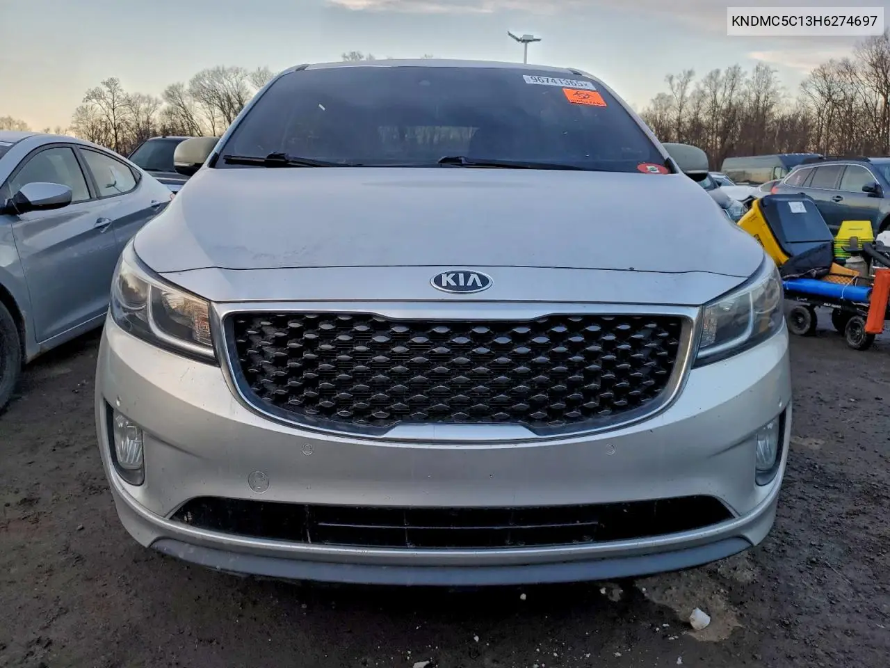 KNDMC5C13H6274697 2017 Kia Sedona Ex