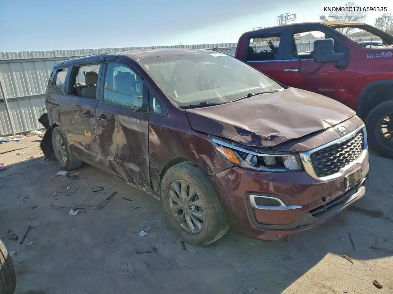 KNDMB5C17L6596335 2020 Kia Sedona Lx