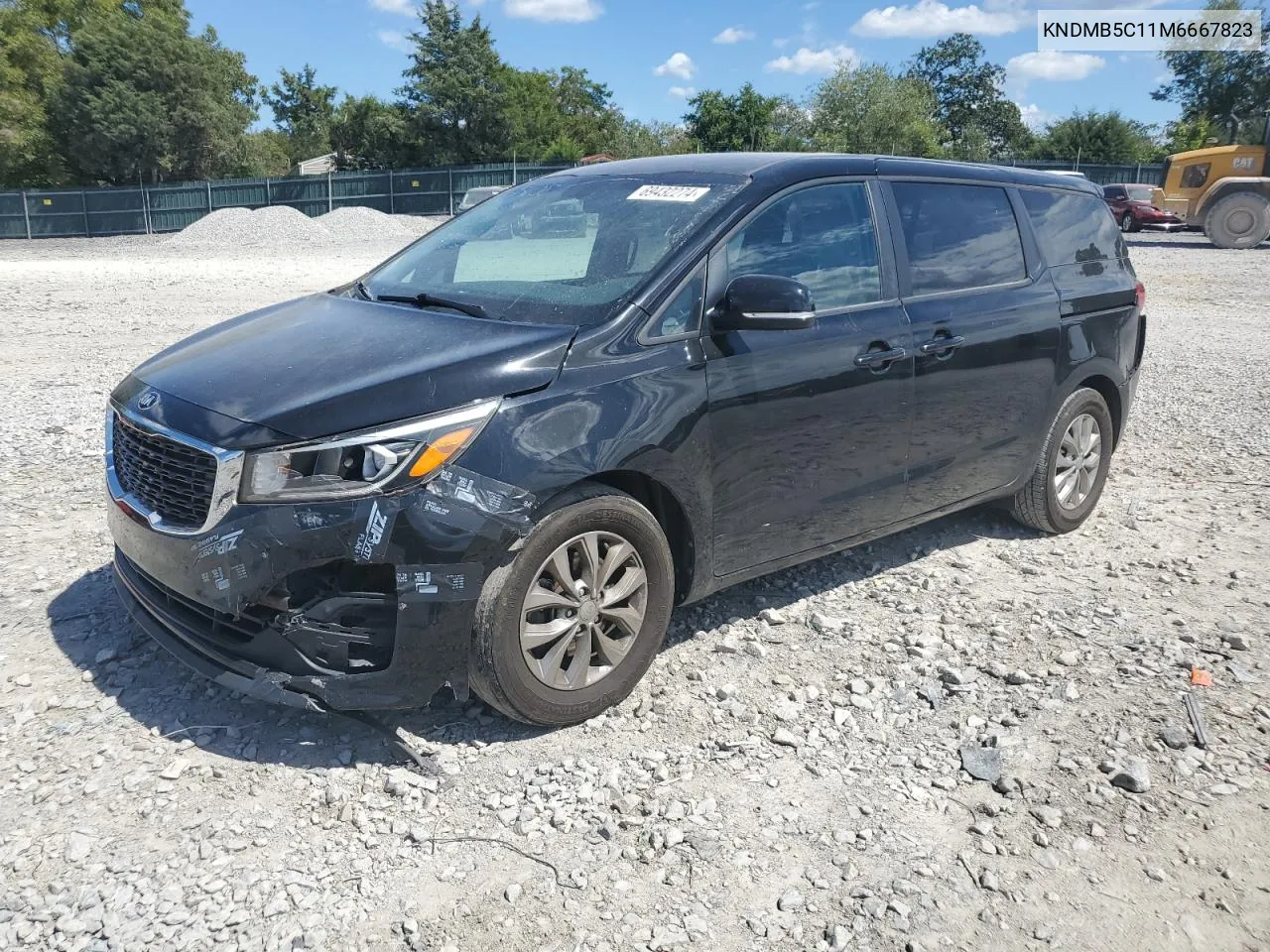 KNDMB5C11M6667823 2021 Kia Sedona Lx