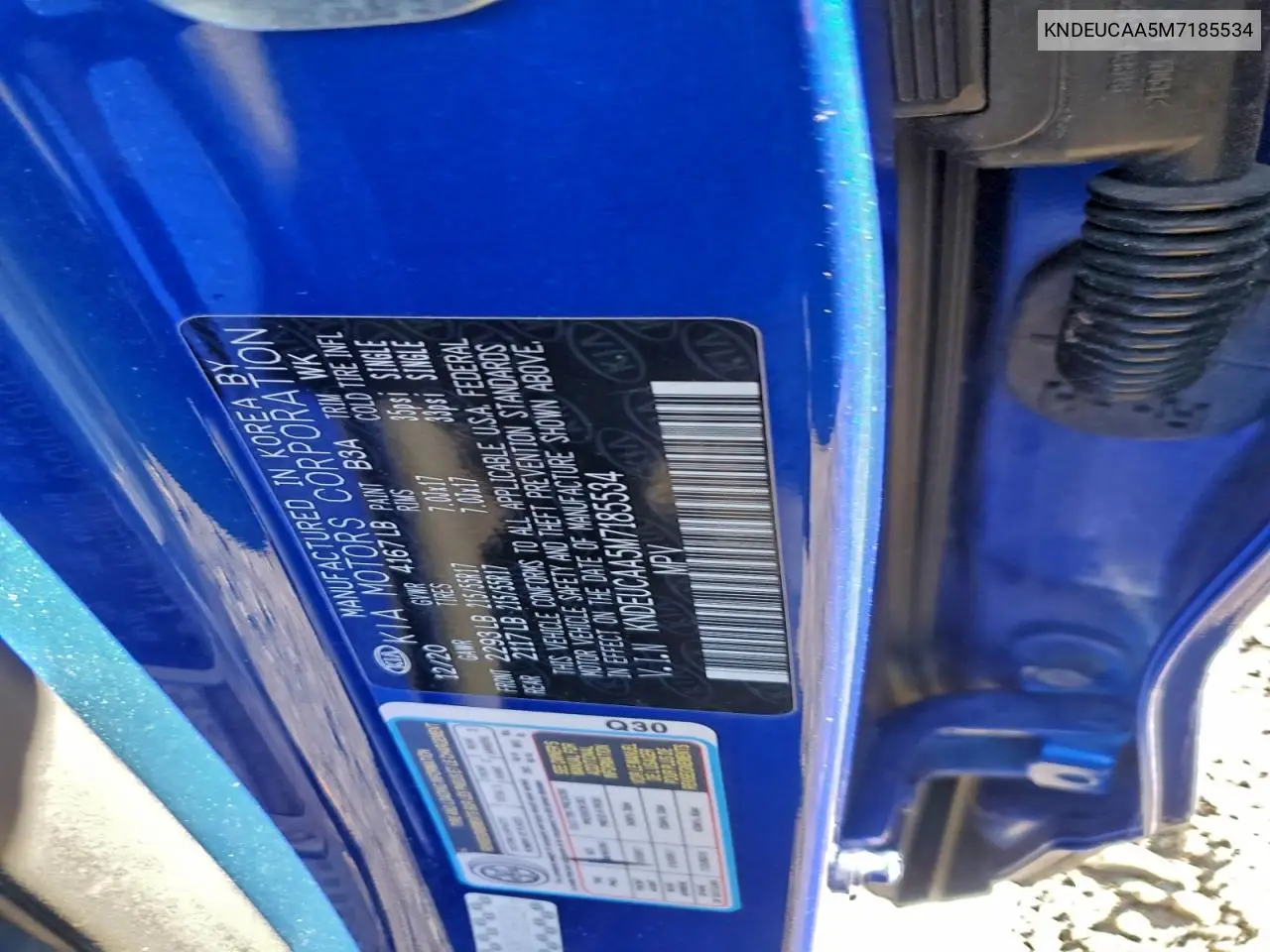 KNDEUCAA5M7185534 2021 Kia Seltos S