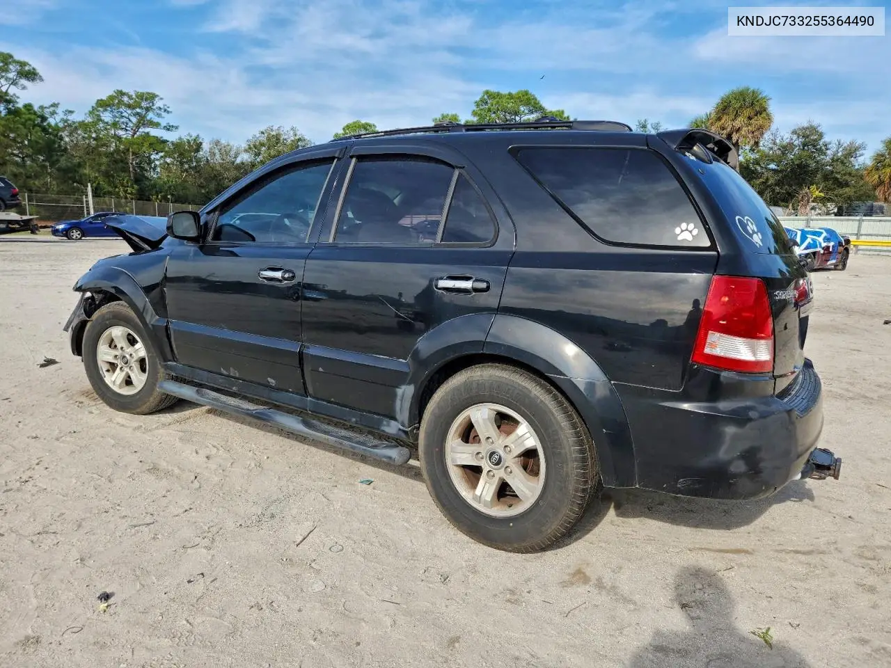 KNDJC733255364490 2005 Kia Sorento Ex