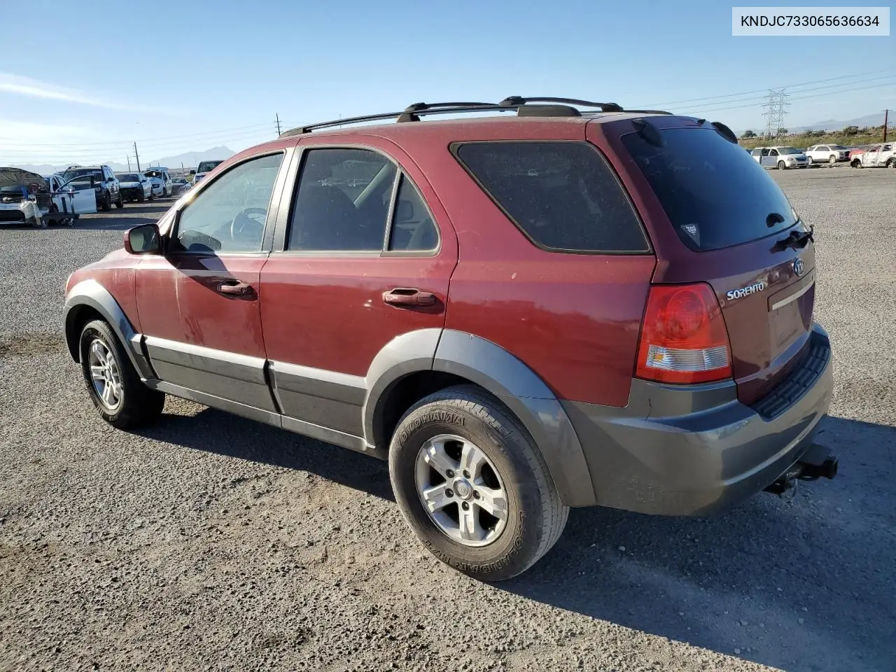 KNDJC733065636634 2006 Kia Sorento Ex