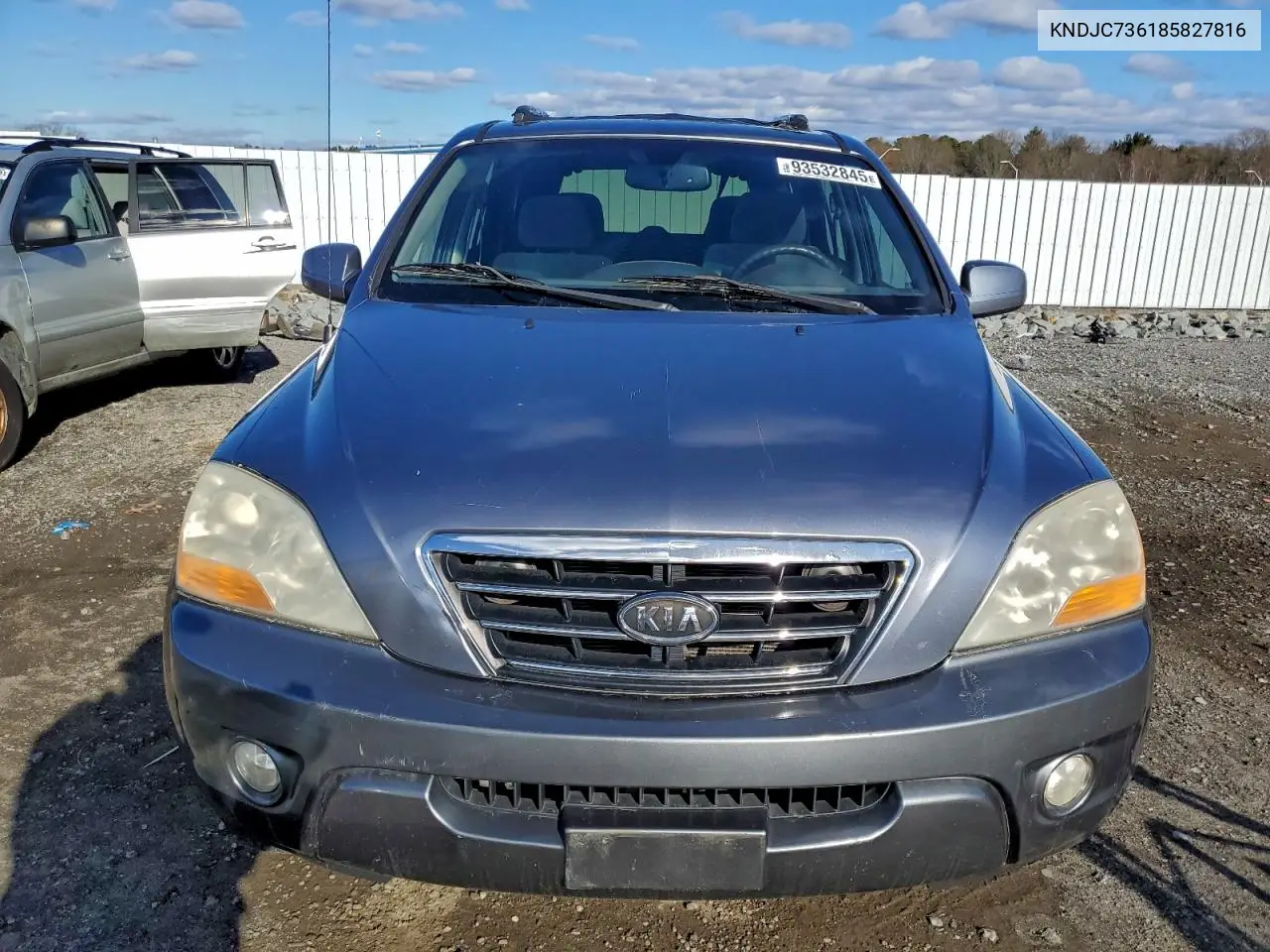 KNDJC736185827816 2008 Kia Sorento Ex
