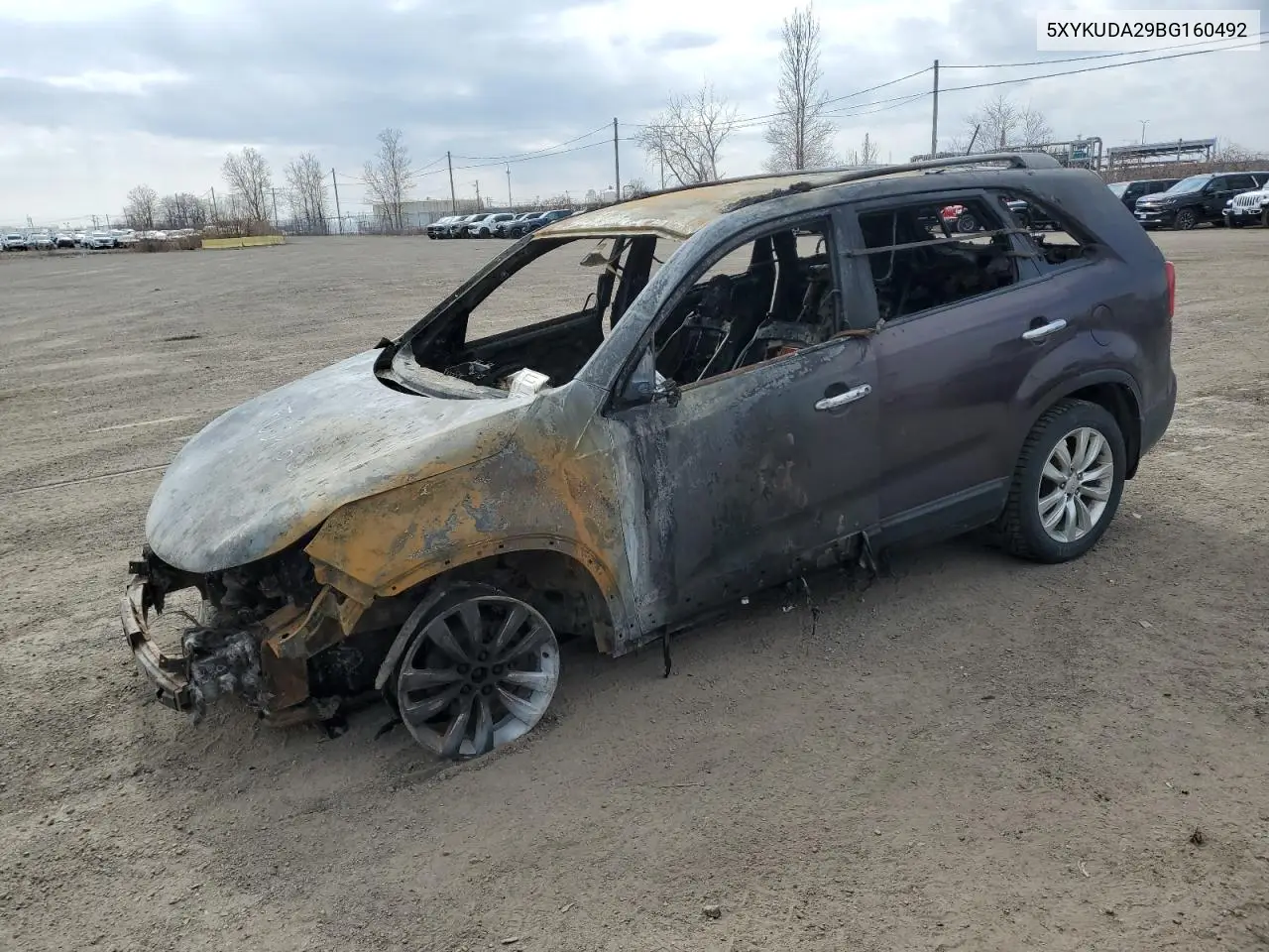 5XYKUDA29BG160492 2011 Kia Sorento Ex