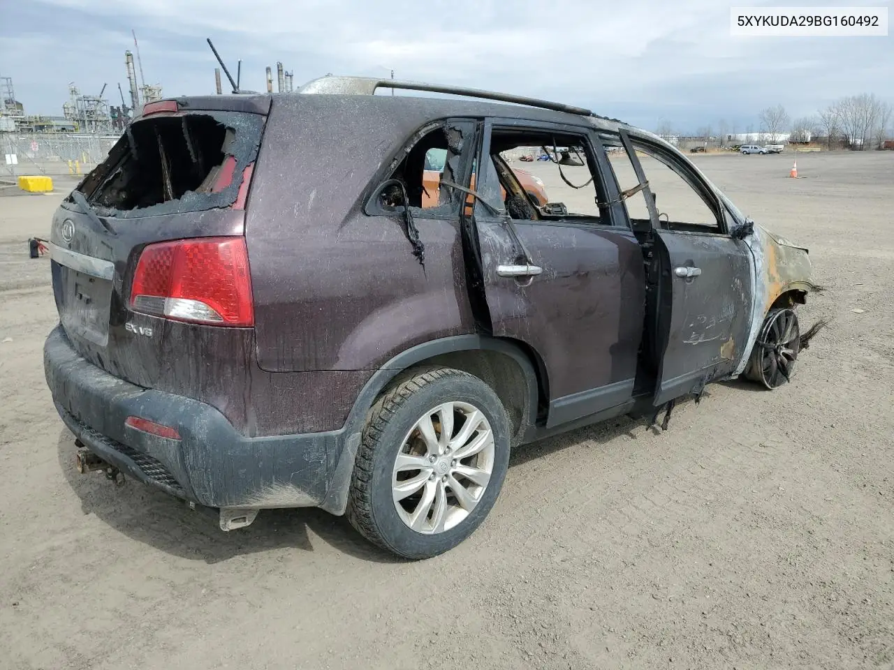 5XYKUDA29BG160492 2011 Kia Sorento Ex