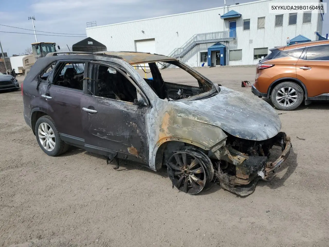5XYKUDA29BG160492 2011 Kia Sorento Ex