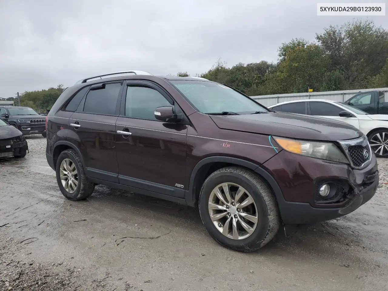 5XYKUDA29BG123930 2011 Kia Sorento Ex