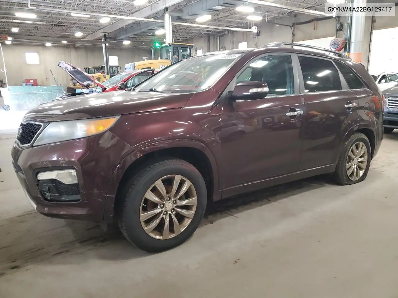 5XYKW4A22BG129417 2011 Kia Sorento Sx