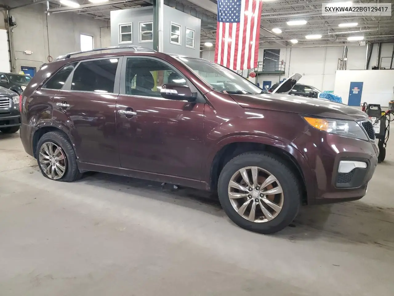 5XYKW4A22BG129417 2011 Kia Sorento Sx