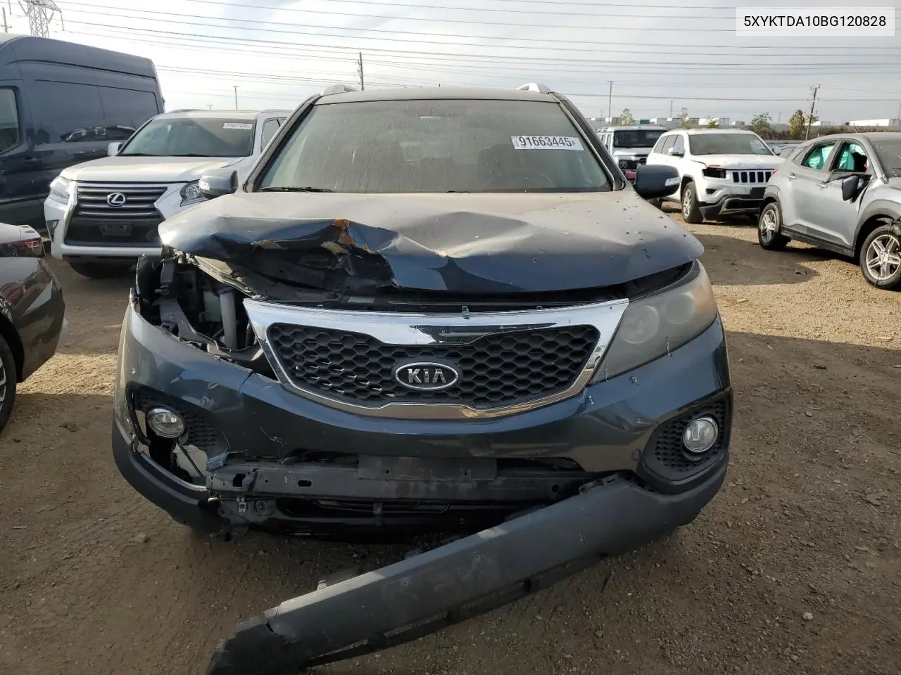 5XYKTDA10BG120828 2011 Kia Sorento Base