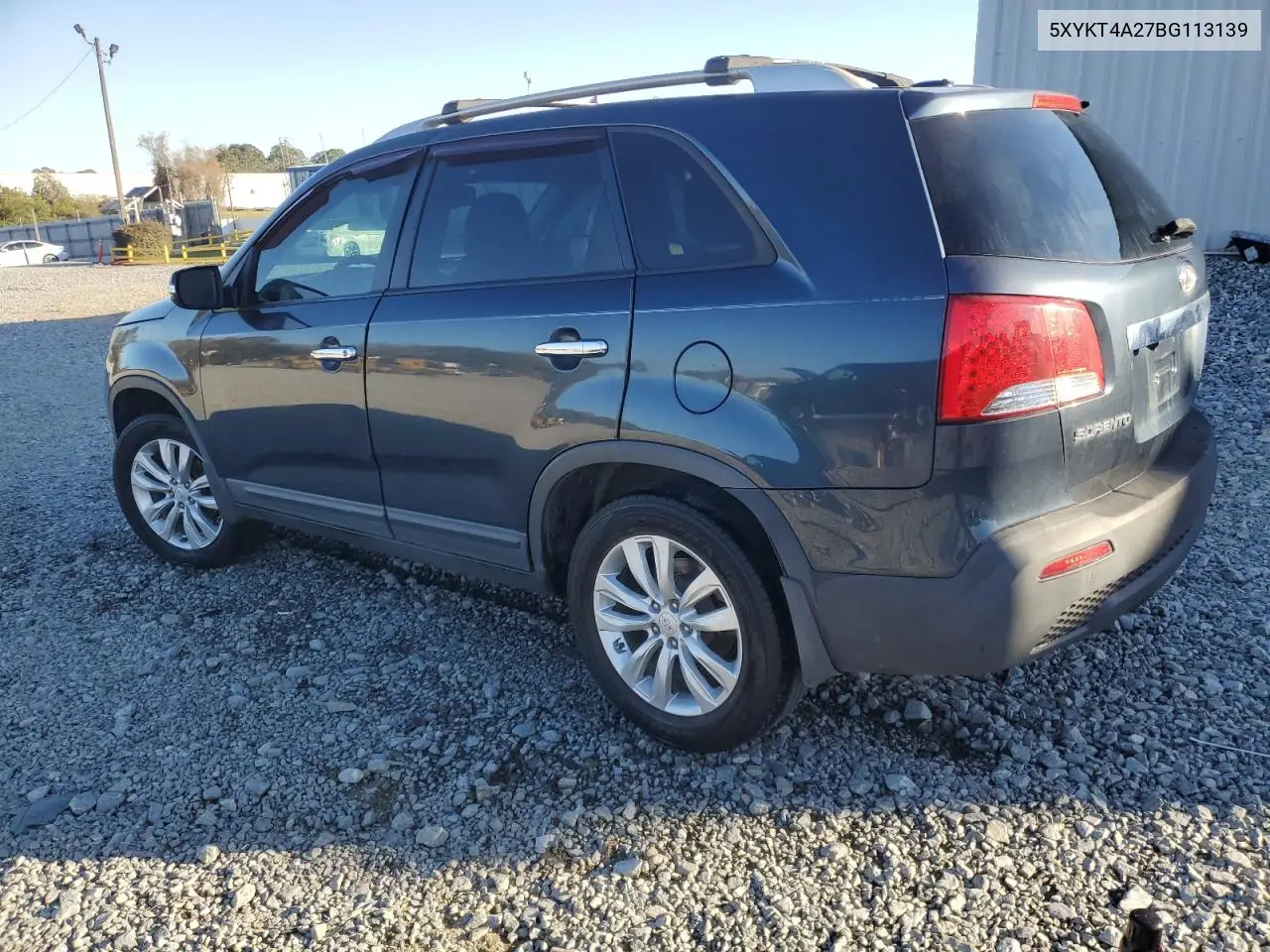 5XYKT4A27BG113139 2011 Kia Sorento Base
