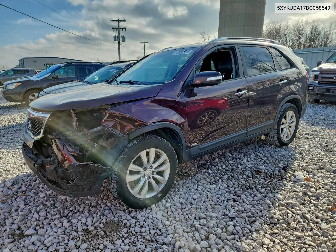 5XYKUDA17BG058549 2011 Kia Sorento Ex