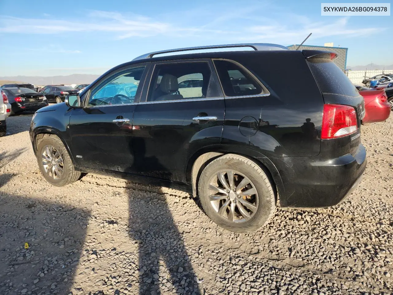 5XYKWDA26BG094378 2011 Kia Sorento Sx