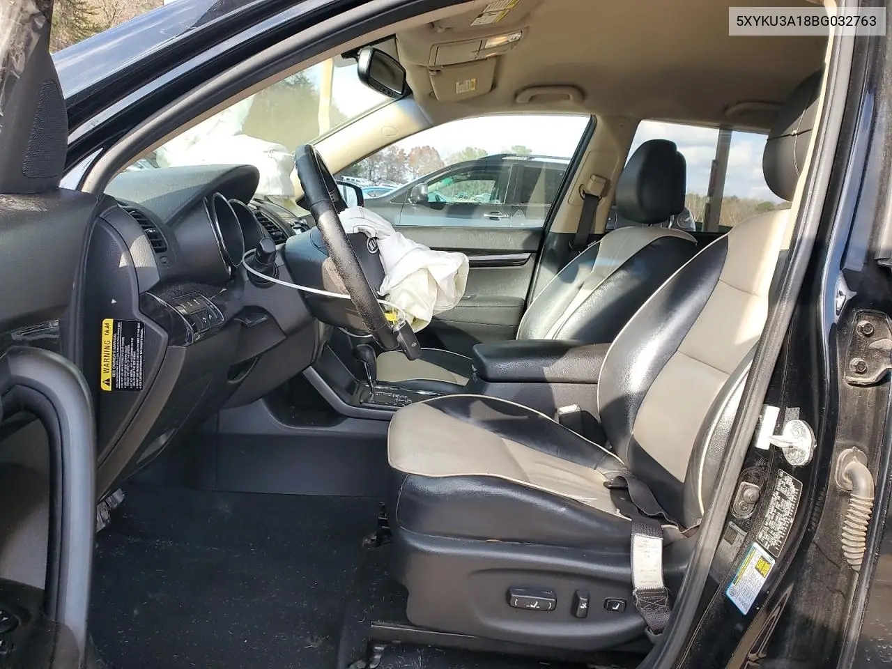 5XYKU3A18BG032763 2011 Kia Sorento Ex