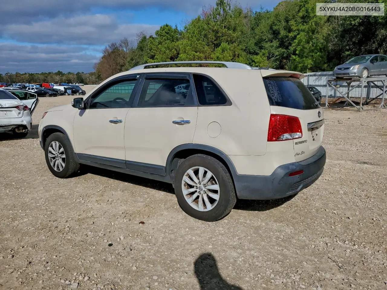5XYKU4A20BG016443 2011 Kia Sorento Ex