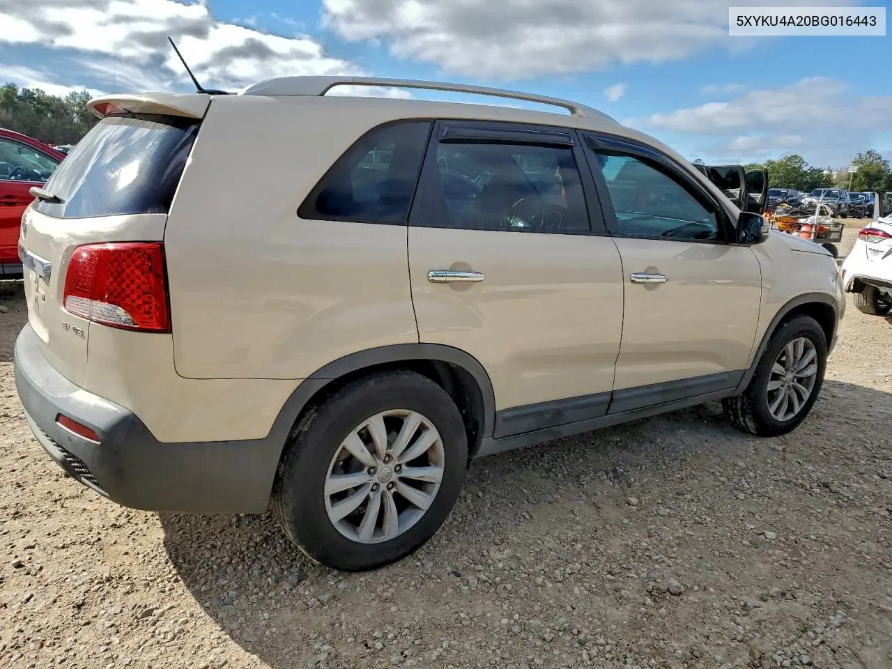 5XYKU4A20BG016443 2011 Kia Sorento Ex