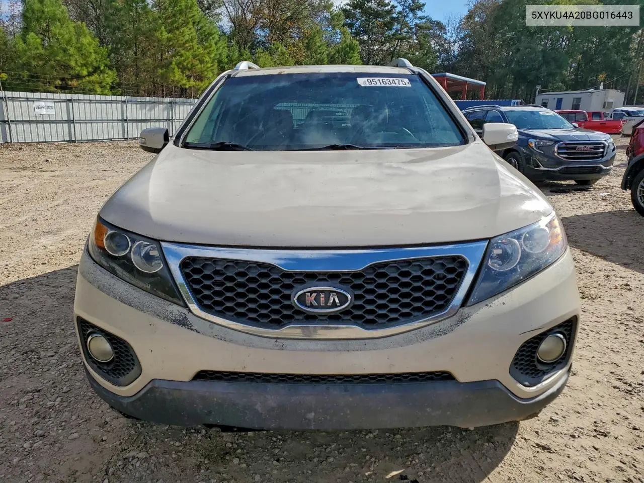 5XYKU4A20BG016443 2011 Kia Sorento Ex