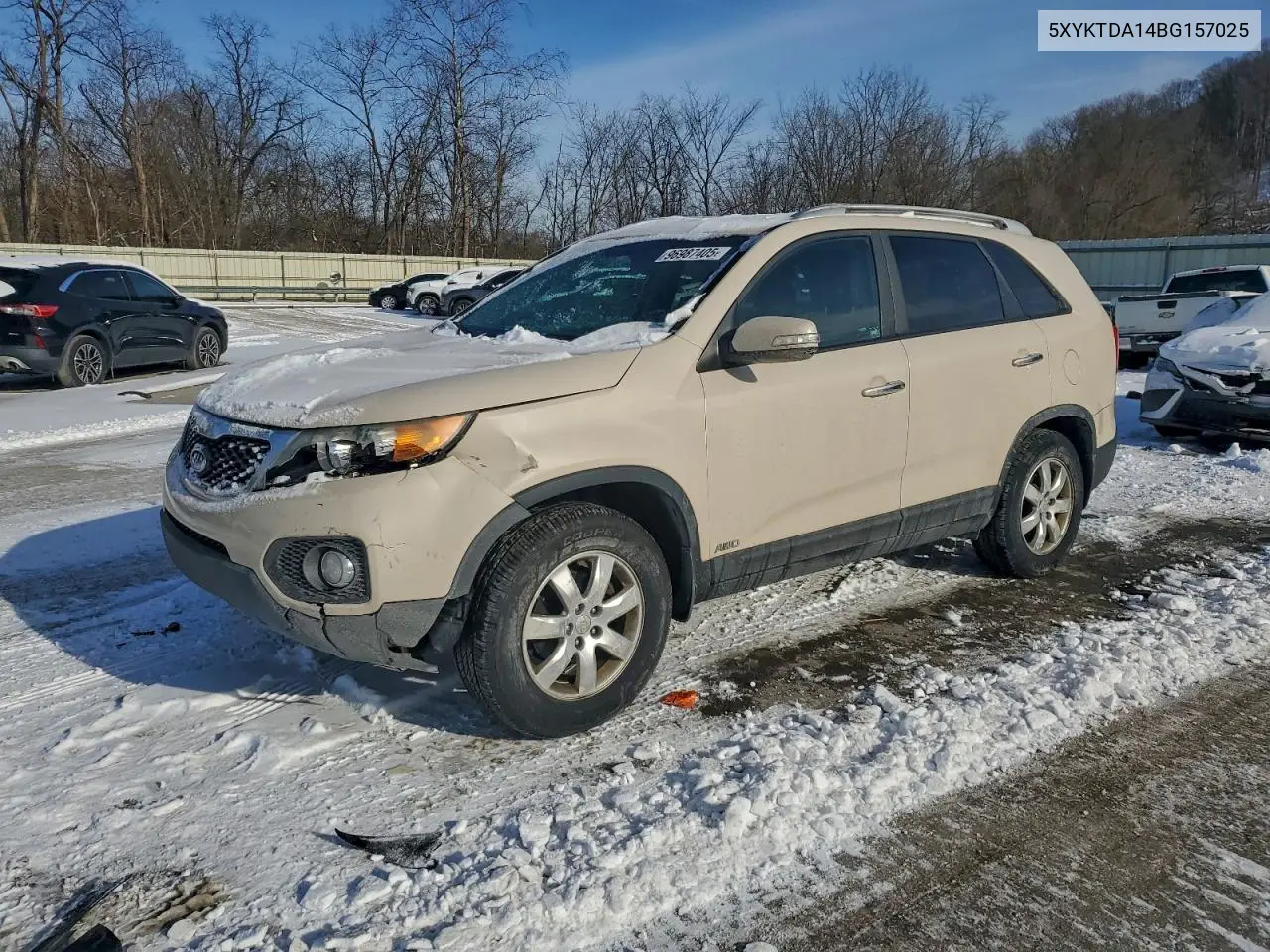 5XYKTDA14BG157025 2011 Kia Sorento Base