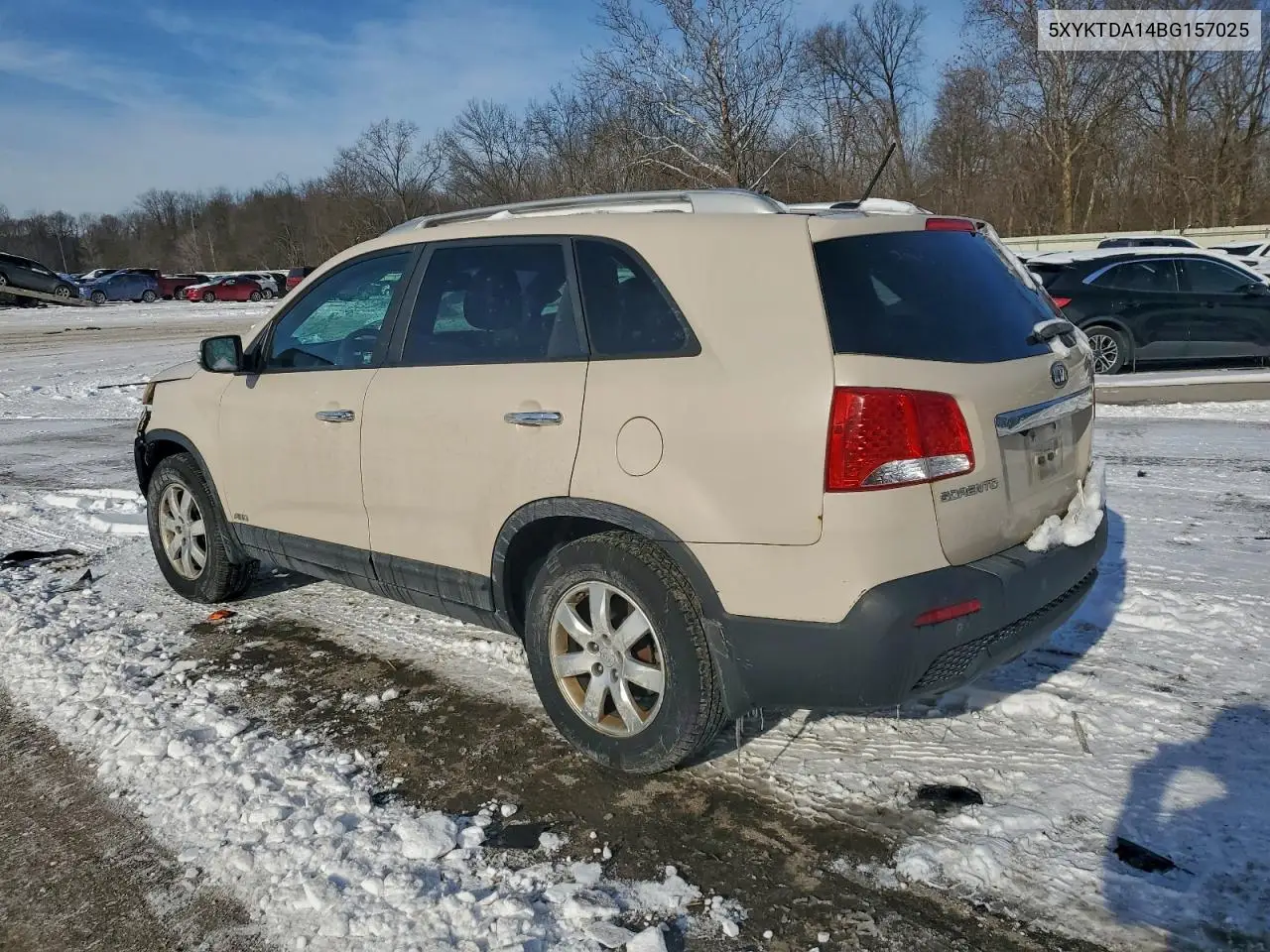 5XYKTDA14BG157025 2011 Kia Sorento Base
