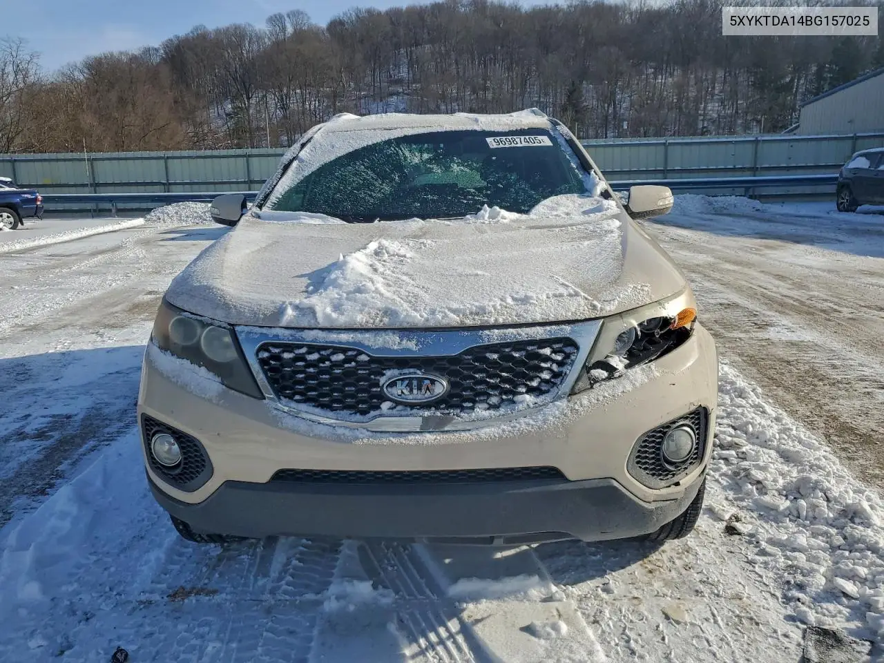5XYKTDA14BG157025 2011 Kia Sorento Base