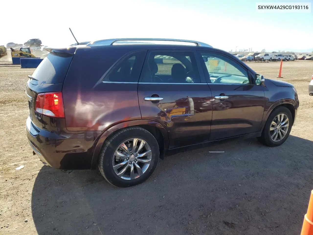 5XYKW4A29CG193116 2012 Kia Sorento Sx