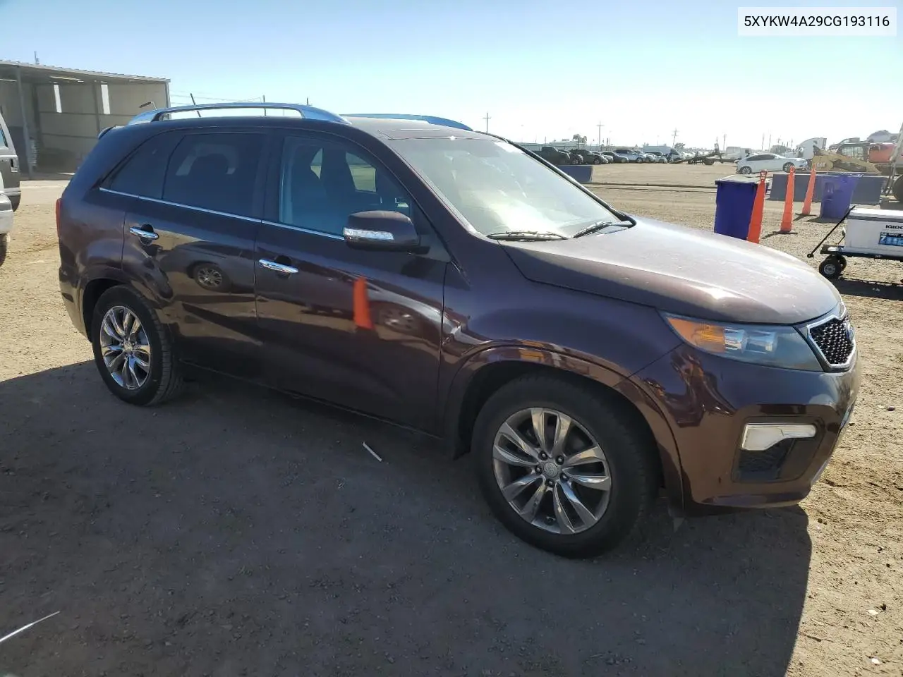 5XYKW4A29CG193116 2012 Kia Sorento Sx