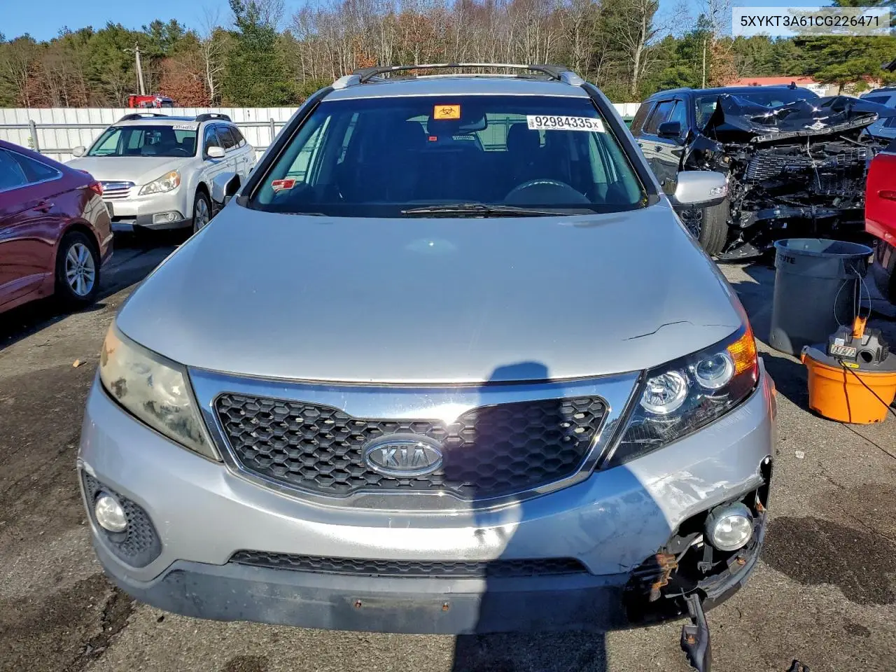5XYKT3A61CG226471 2012 Kia Sorento Base