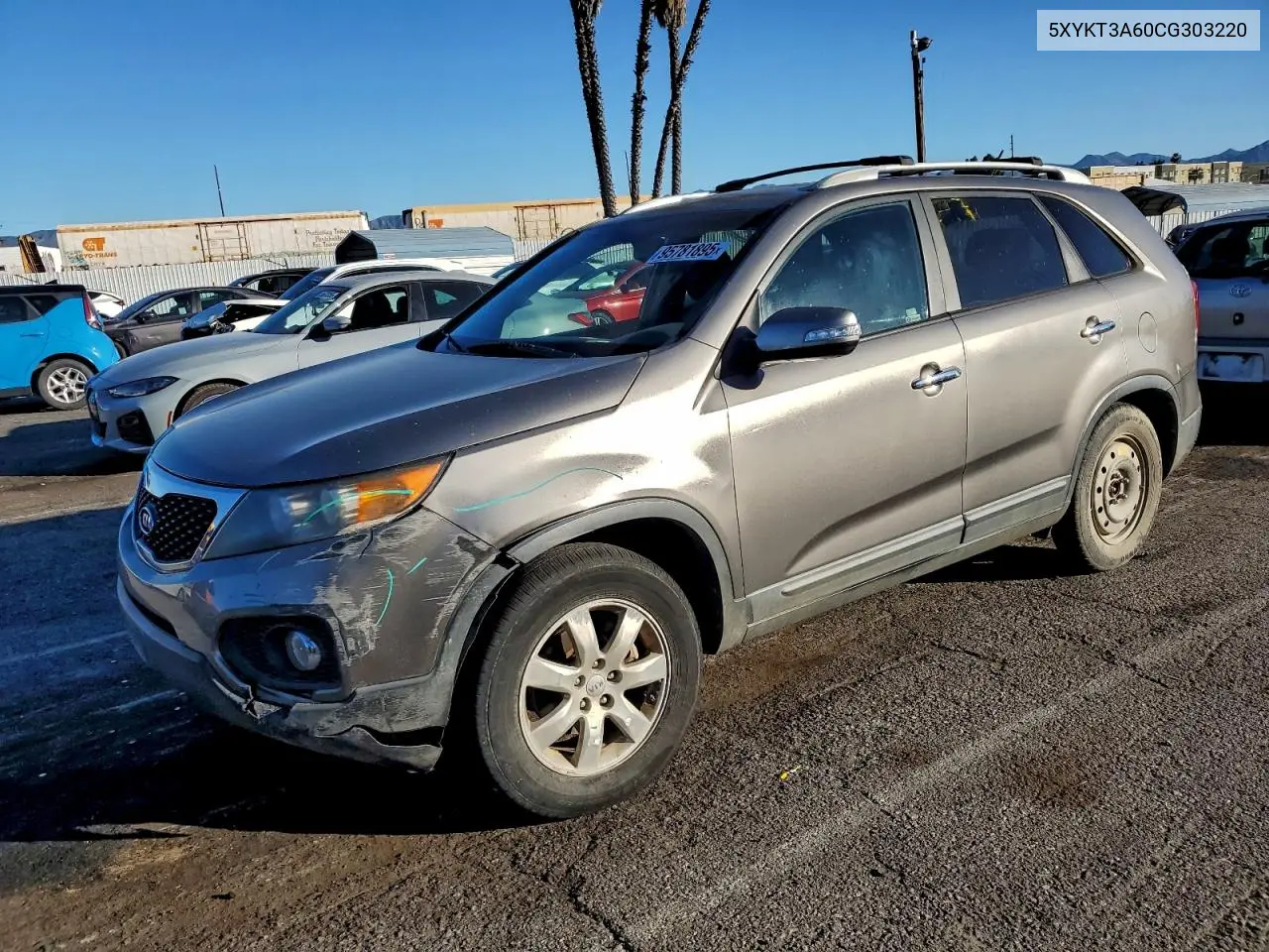 5XYKT3A60CG303220 2012 Kia Sorento Base