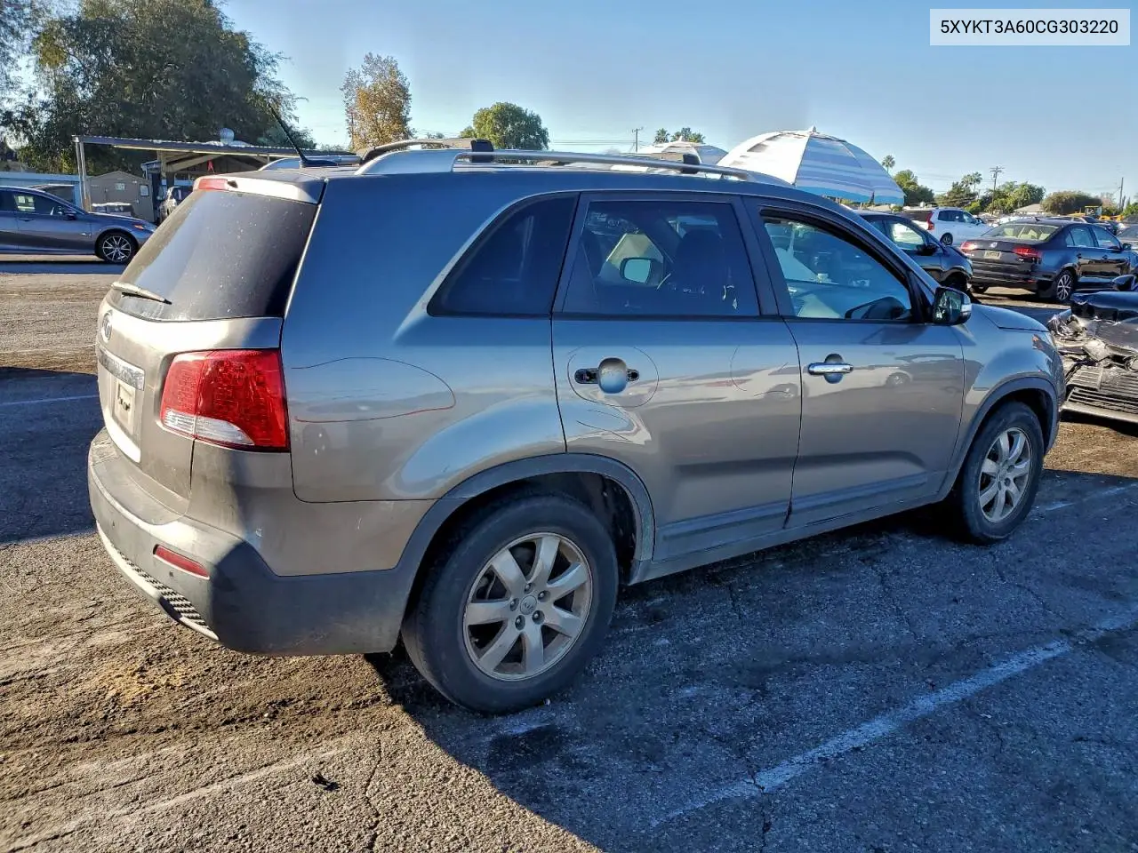 5XYKT3A60CG303220 2012 Kia Sorento Base